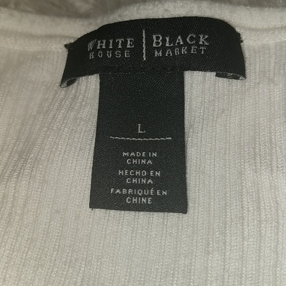 WHBM Set: A Line Skirt (8) & Cropped Sweater (L) - Picture 7 of 8